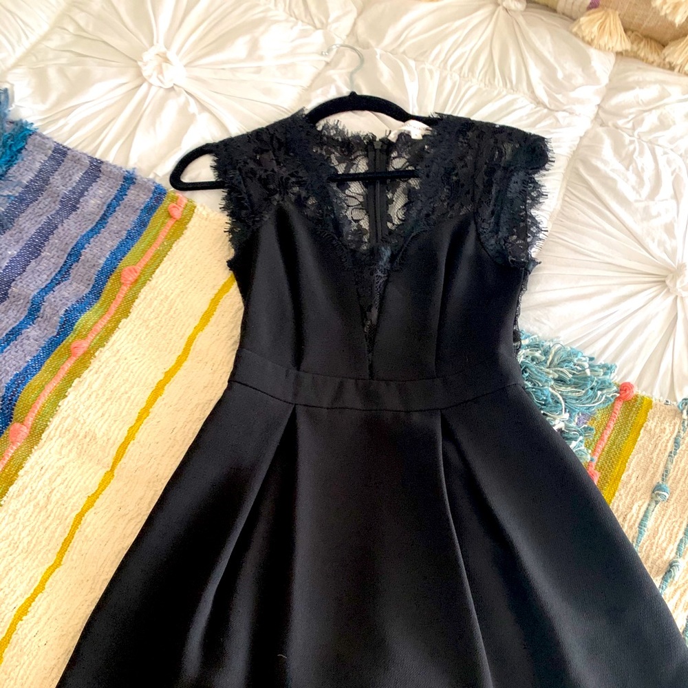 BCBGeneration Lace Inset Dress